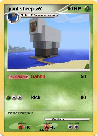 Pokemon giant sheep