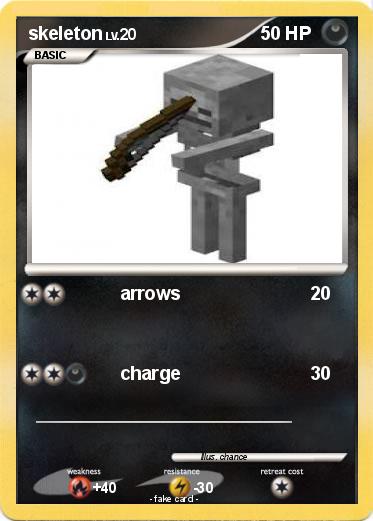 Pokemon skeleton