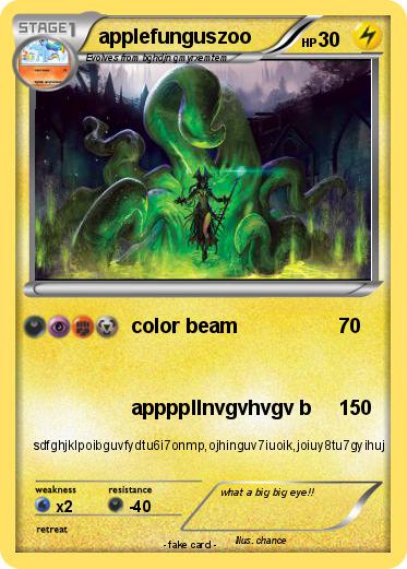 Pokemon applefunguszoo