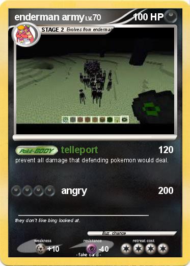 Pokemon enderman army
