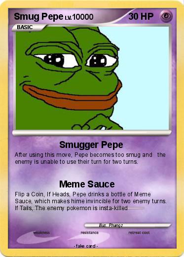 Pokemon Smug Pepe