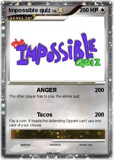 Pokemon Impossible quiz