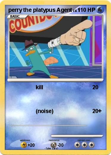 Pokemon perry the platypus Agent