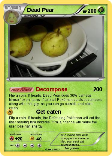 Pokemon Dead Pear