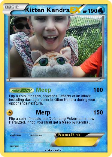 Pokemon Kitten Kendra