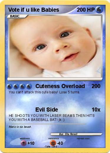 Pokemon Vote if u like Babies