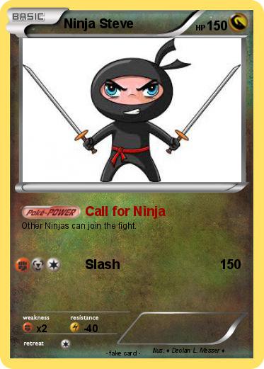 Pokemon Ninja Steve
