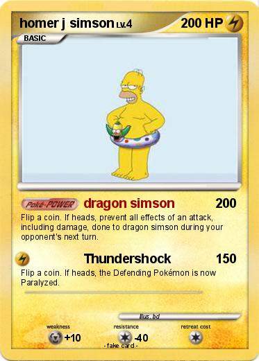 Pokemon homer j simson