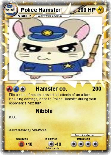 Pokemon Police Hamster