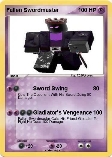 Pokemon Fallen Swordmaster