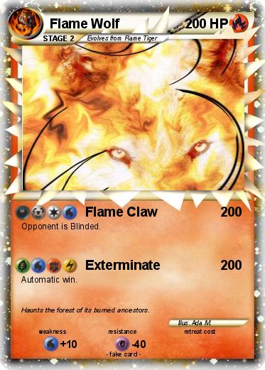 Pokemon Flame Wolf