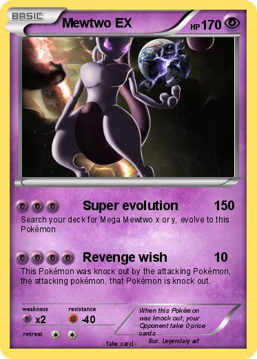 Pokemon Mewtwo EX