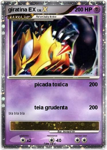 Pokemon giratina EX