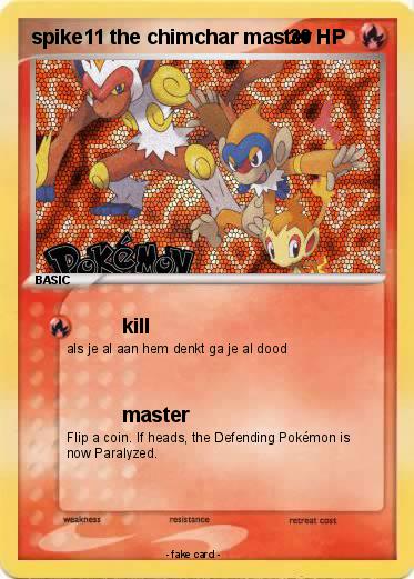Pokemon spike11 the chimchar master