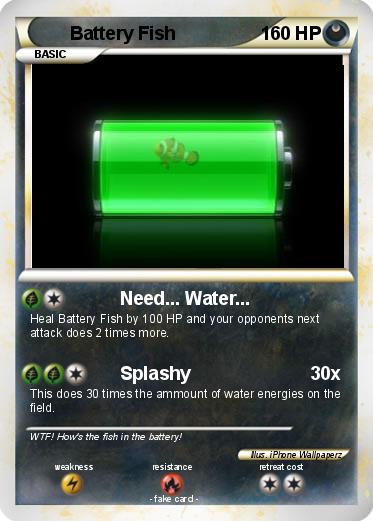 Pokemon Battery Fish