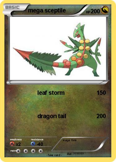 Pokemon mega sceptile
