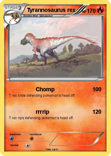 Pokemon Tyrannosaurus rex