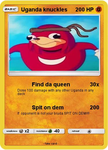 Pokemon Uganda knuckles
