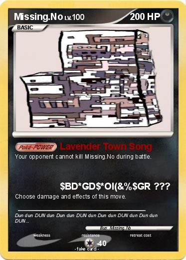 Pokemon Missing.No