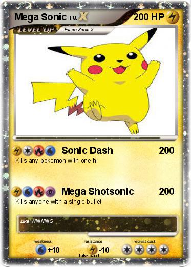 Pokemon Mega Sonic