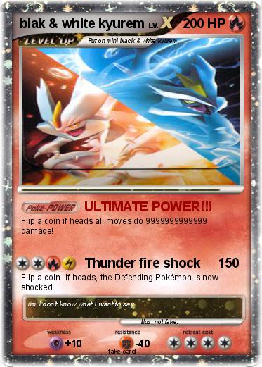 Pokemon blak & white kyurem