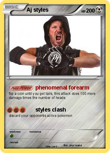 Pokemon Aj styles Pokemon Aj styles