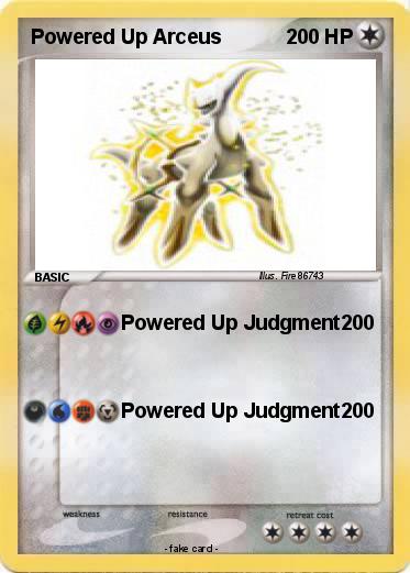 Pokemon Powered Up Arceus