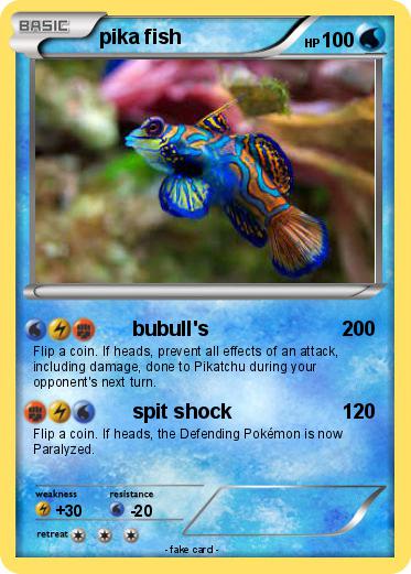 Pokemon pika fish