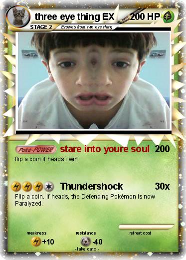 Pokemon three eye thing EX