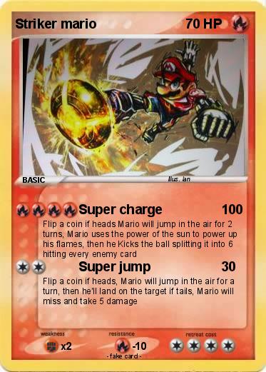Pokemon Striker mario