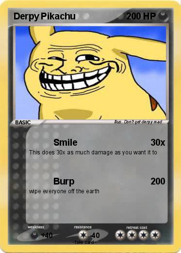 Pokemon Derpy Pikachu