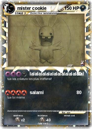 Pokemon mister cookie