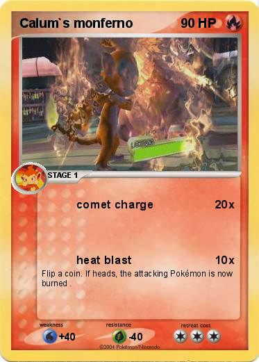 Pokemon Calum`s monferno                        