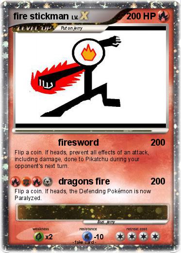Pokemon fire stickman