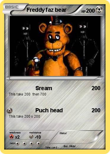 Pokemon Freddy faz bear
