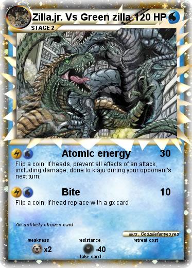 Pokemon Zilla.jr. Vs Green zilla