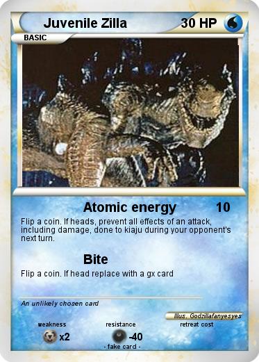 Pokemon Juvenile Zilla
