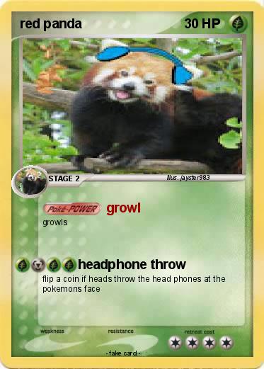 Pokemon red panda