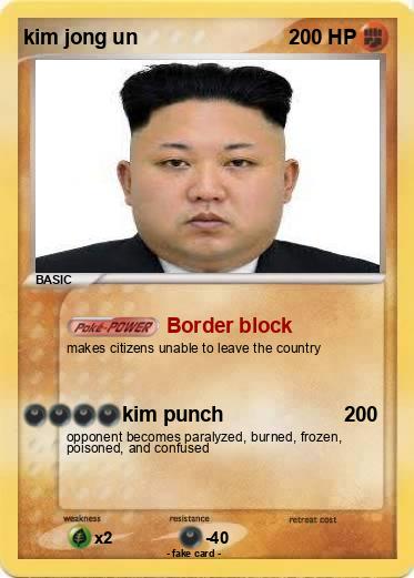 Pokemon kim jong un