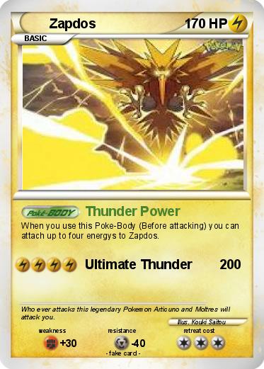 Pokemon Zapdos