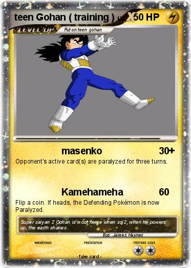 Pokemon teen Gohan ( training )