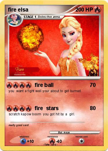 Pokemon fire elsa