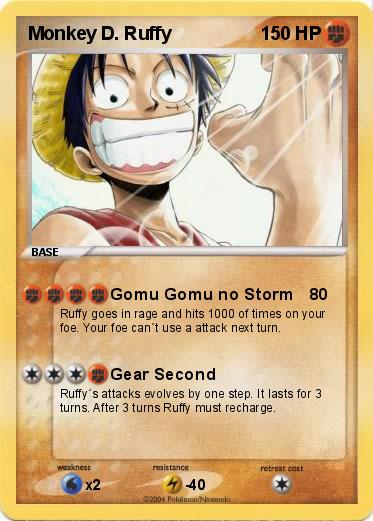 Pokemon Monkey D. Ruffy