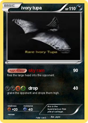 Pokemon ivory tupa