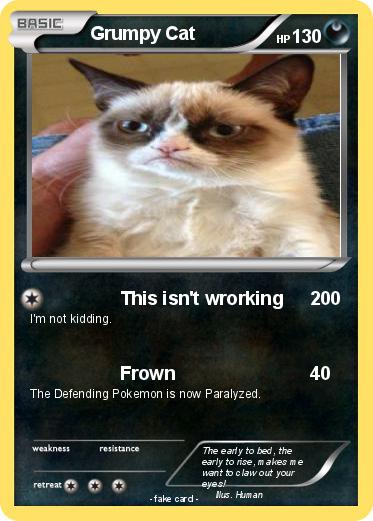 Pokemon Grumpy Cat