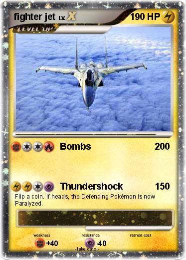 Pokemon fighter jet