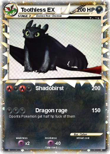 Pokemon Toothless EX