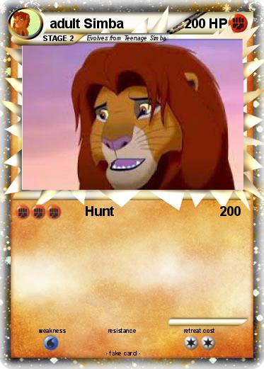 Pokemon adult Simba