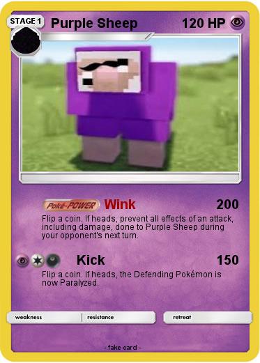 Pokemon Purple Sheep