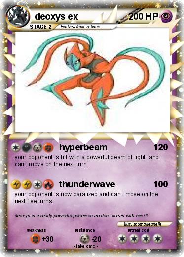 Pokemon deoxys ex